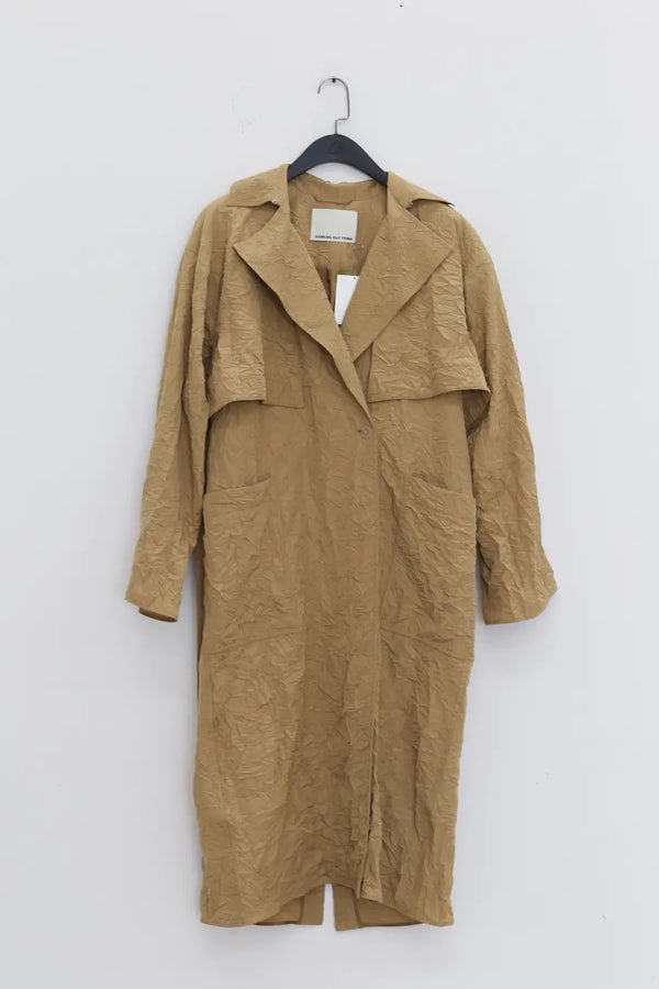 SAMUEL GUI YANG Bubble trench coat SS22CO01-1
